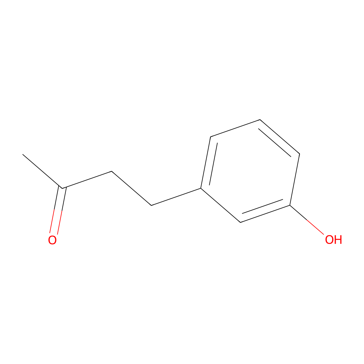 4-(3-Hydroxyphenyl)-2-butanone molecular structure, CAS 56363-73-6