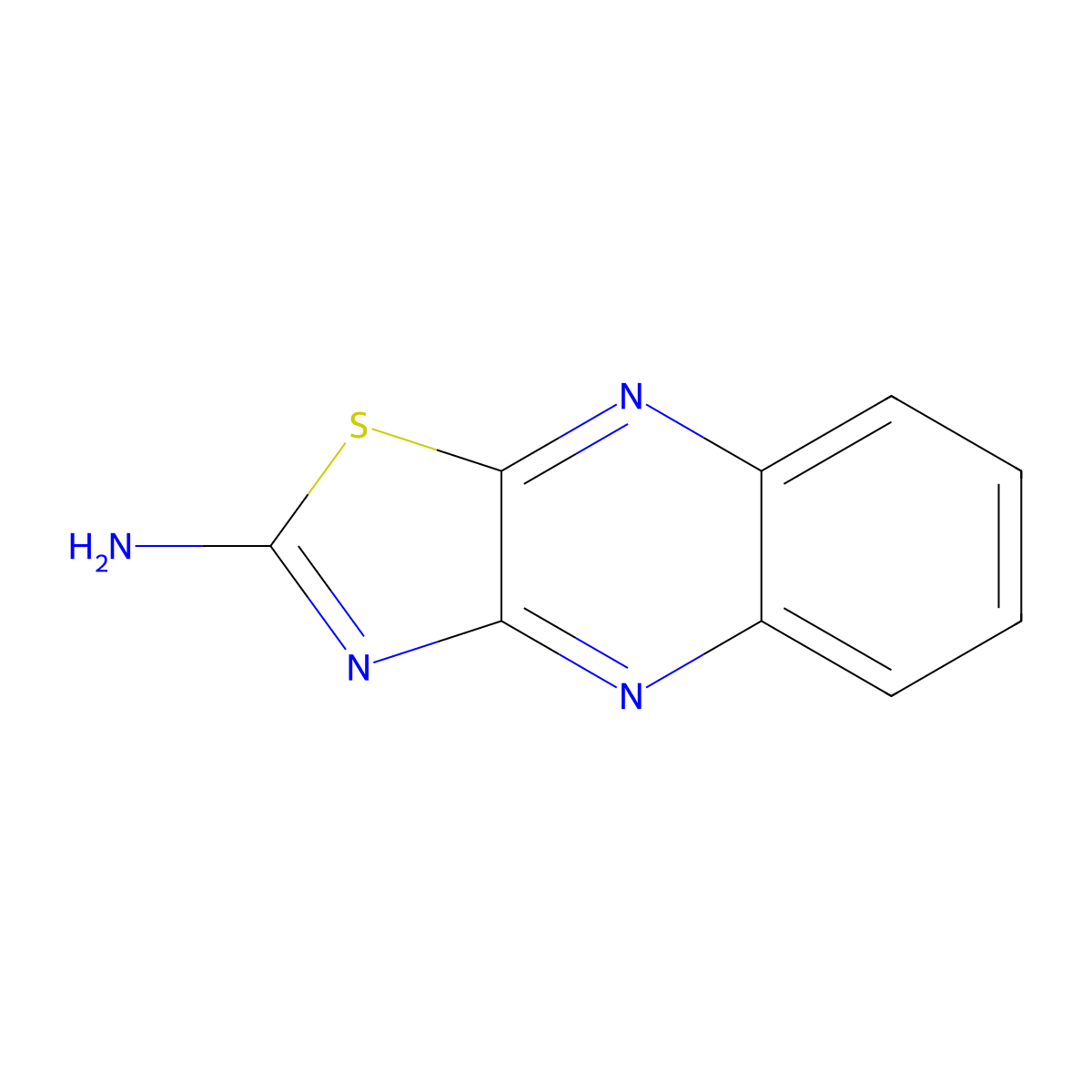 Thiazolo[4,5-b]quinoxalin-2-amine molecular structure, CAS 56364-70-6
