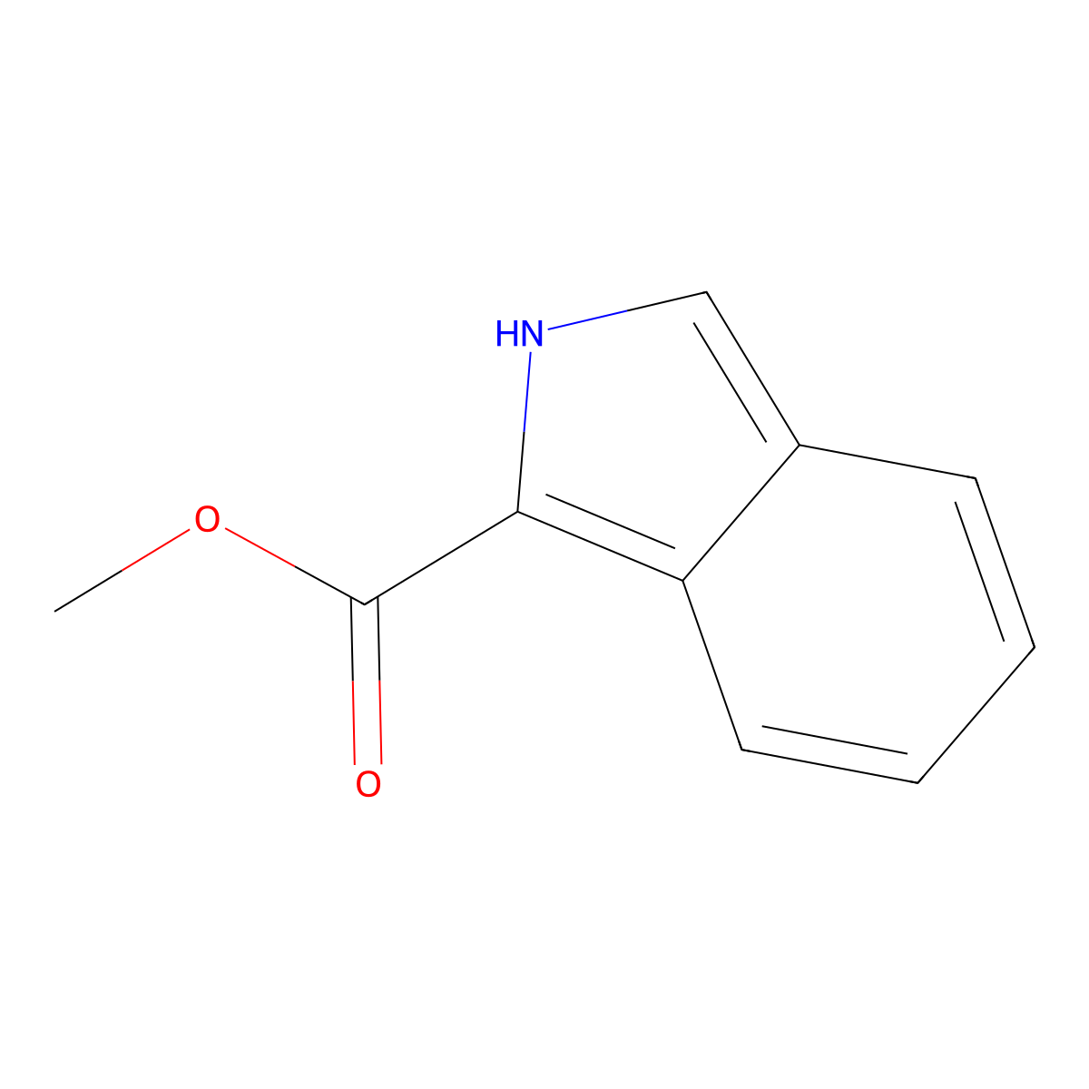 methyl 2H-isoindole-1-carboxylate molecular structure, CAS 56365-71-0