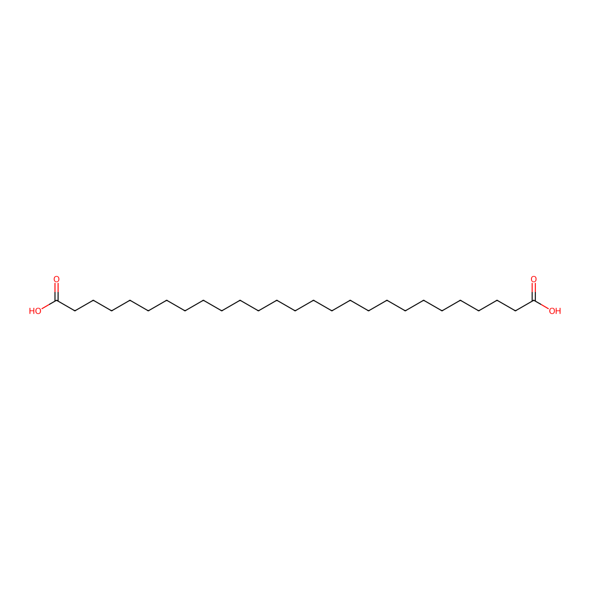 Heptacosane-1,27-dioic acid molecular structure, CAS 5638-06-2