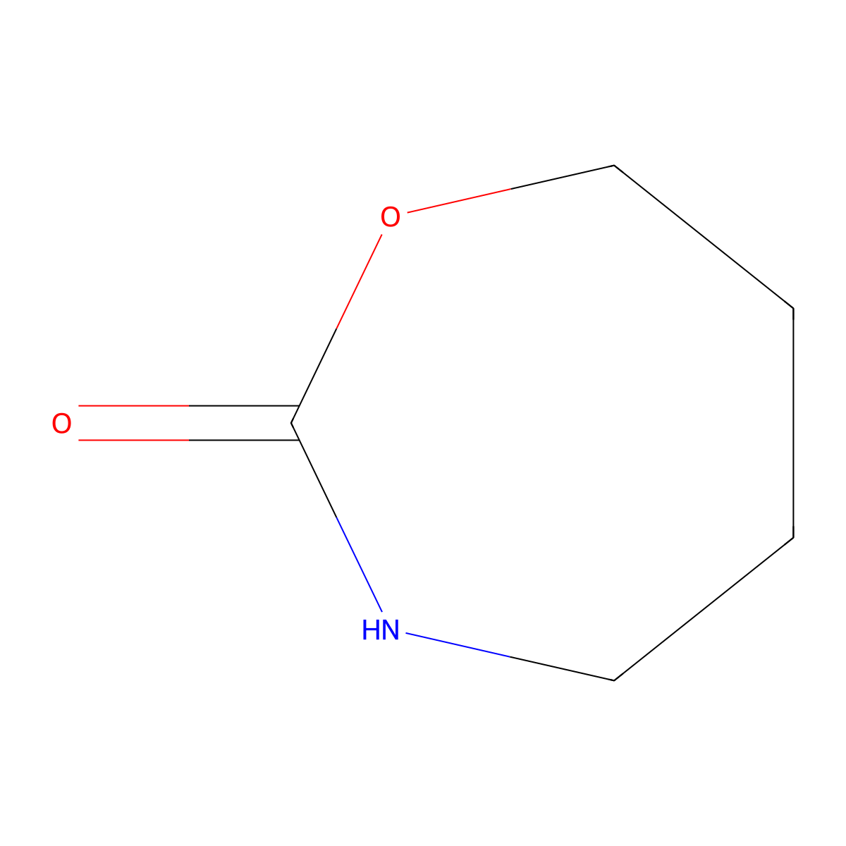 1,3-Oxazepan-2-one molecular structure, CAS 5638-62-0