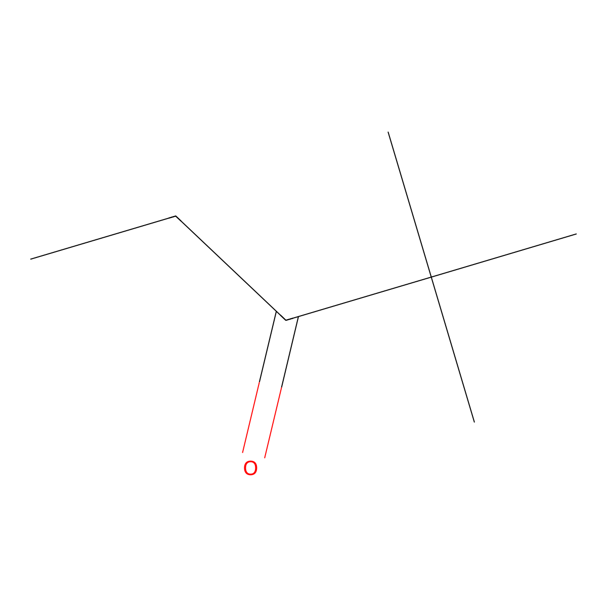 2,2-Dimethyl-3-pentanone molecular structure, CAS 564-04-5