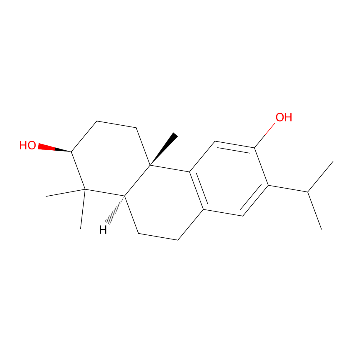 Hinokiol molecular structure, CAS 564-73-8