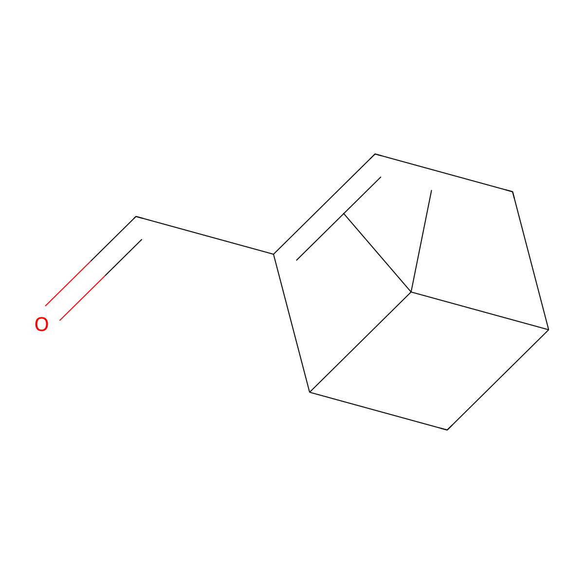 Myrtenal molecular structure, CAS 564-94-3