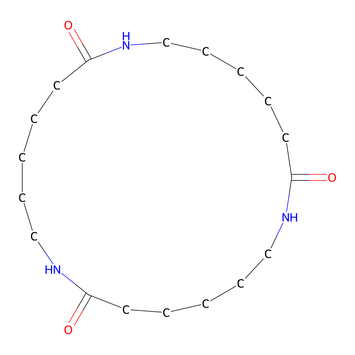 1,8,15-Triazacyclodocosane-2,9,16-trione molecular structure, CAS 56403-08-8