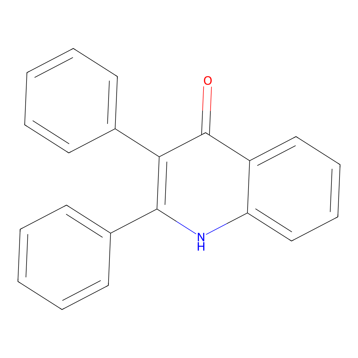 2,3-diphenyl-1H-quinolin-4-one molecular structure, CAS 56409-82-6