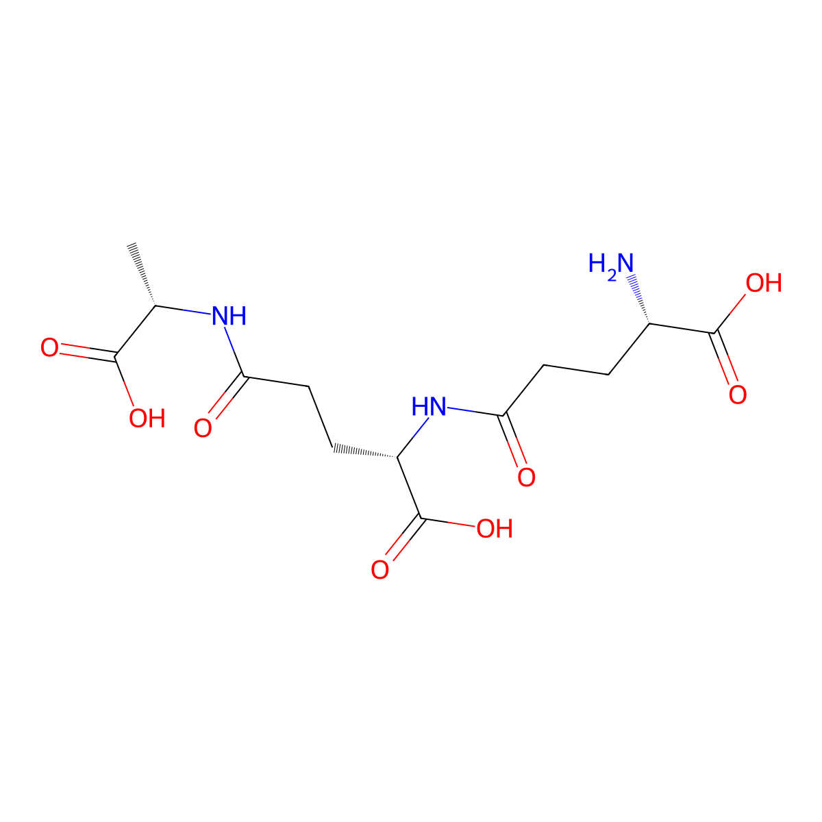 N5-((S)-1-Carboxy-4-(((S)-1-carboxyethyl)amino)-4-oxobutyl)-L-glutamine molecular structure, CAS 56416-98-9