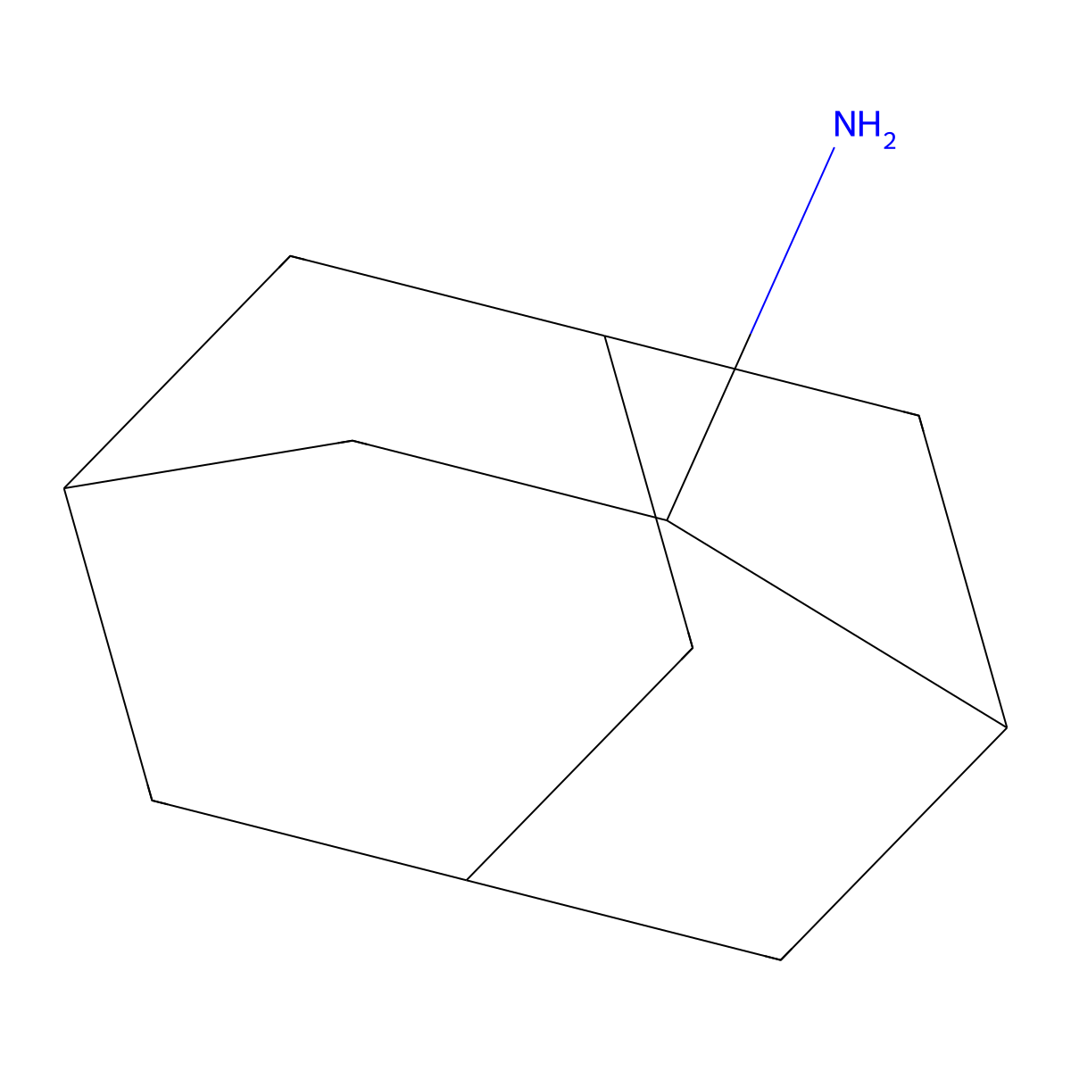 Tricyclo[4.3.1.1,3,8]undecan-4-amine molecular structure, CAS 56419-24-0
