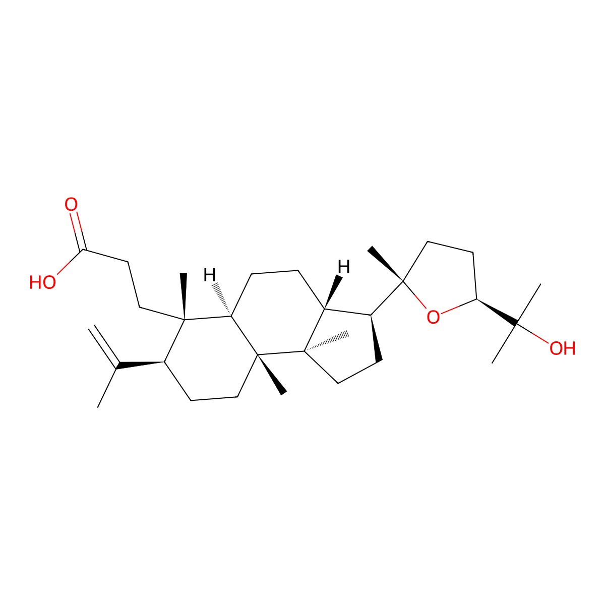 Eichlerianic acid molecular structure, CAS 56421-13-7