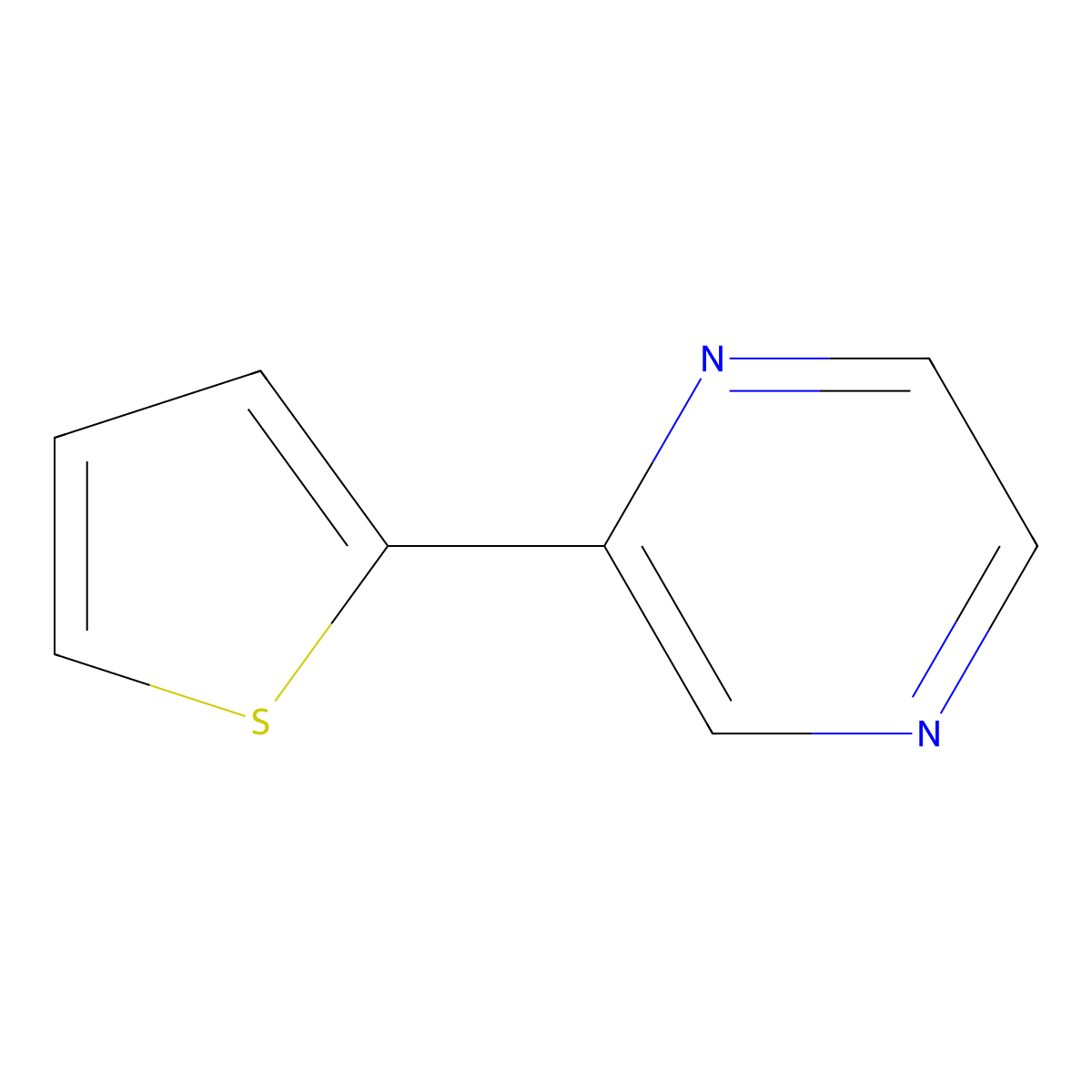 Thienyl pyrazinyl molecular structure, CAS 56421-72-8