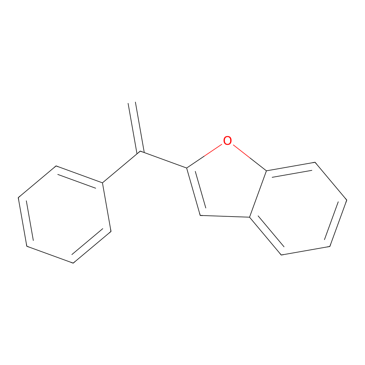 Benzofuran, 2-(1-phenylethenyl)- molecular structure, CAS 56426-70-1