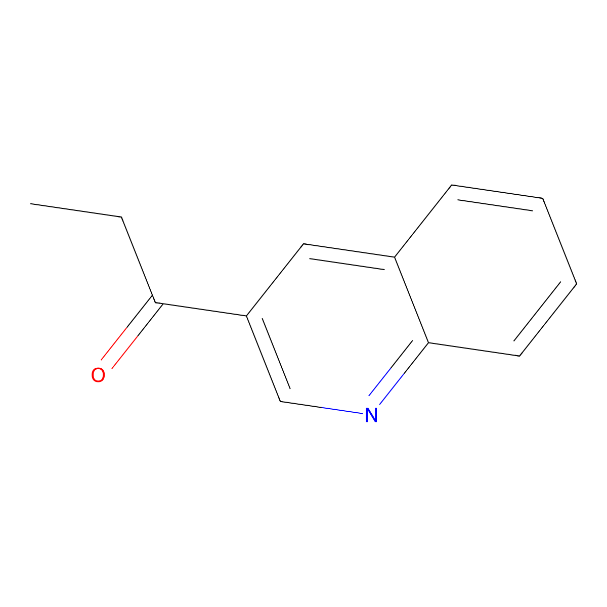 1-(Quinolin-3-yl)propan-1-one molecular structure, CAS 56428-77-4