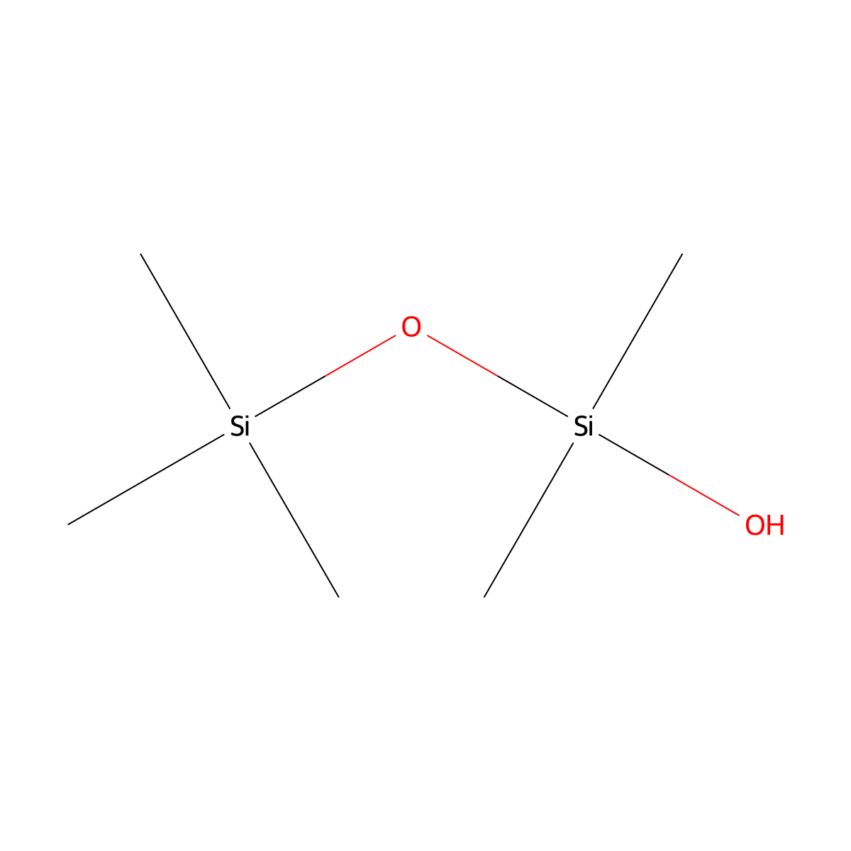 Disiloxanol, pentamethyl- molecular structure, CAS 56428-93-4