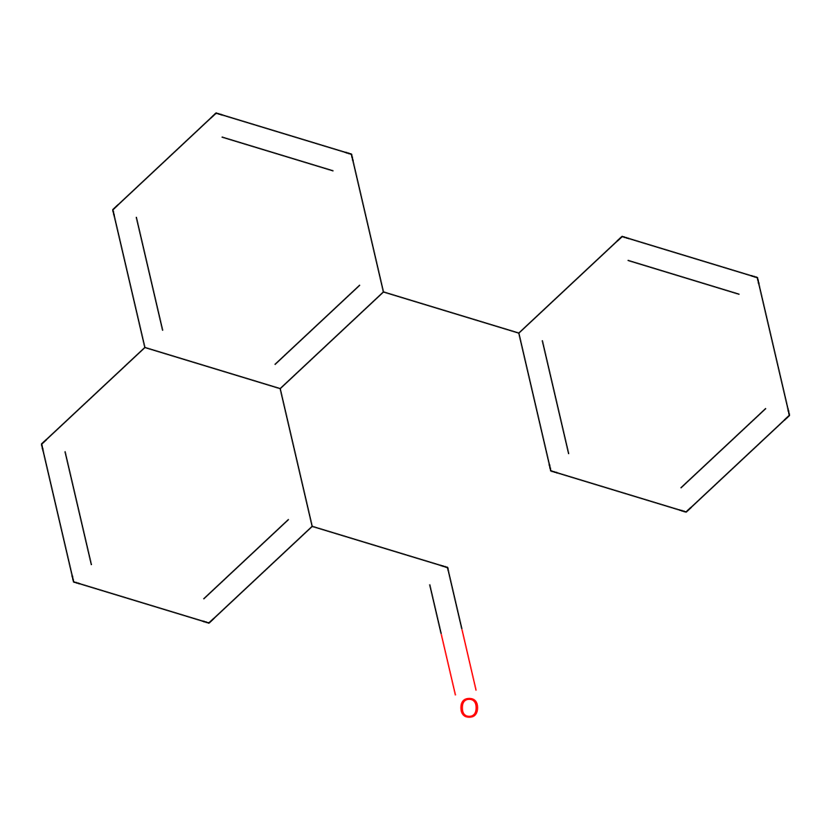 8-Phenylnaphthalene-1-carboxaldehyde molecular structure, CAS 56432-22-5