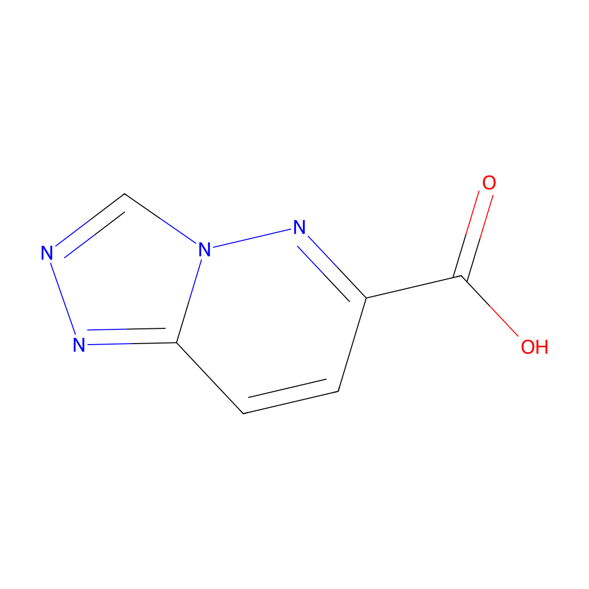 [1,2,4]Triazolo[4,3-B]pyridazine-6-carboxylic acid molecular structure, CAS 56434-29-8