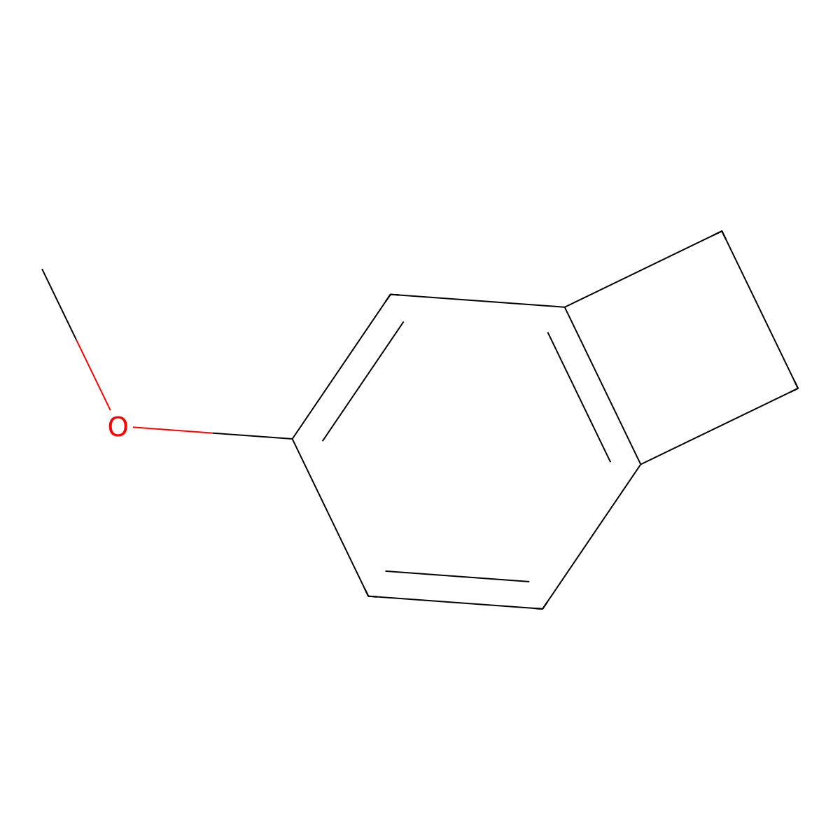 Bicyclo[4.2.0]octa-1,3,5-triene, 3-methoxy- molecular structure, CAS 56437-04-8