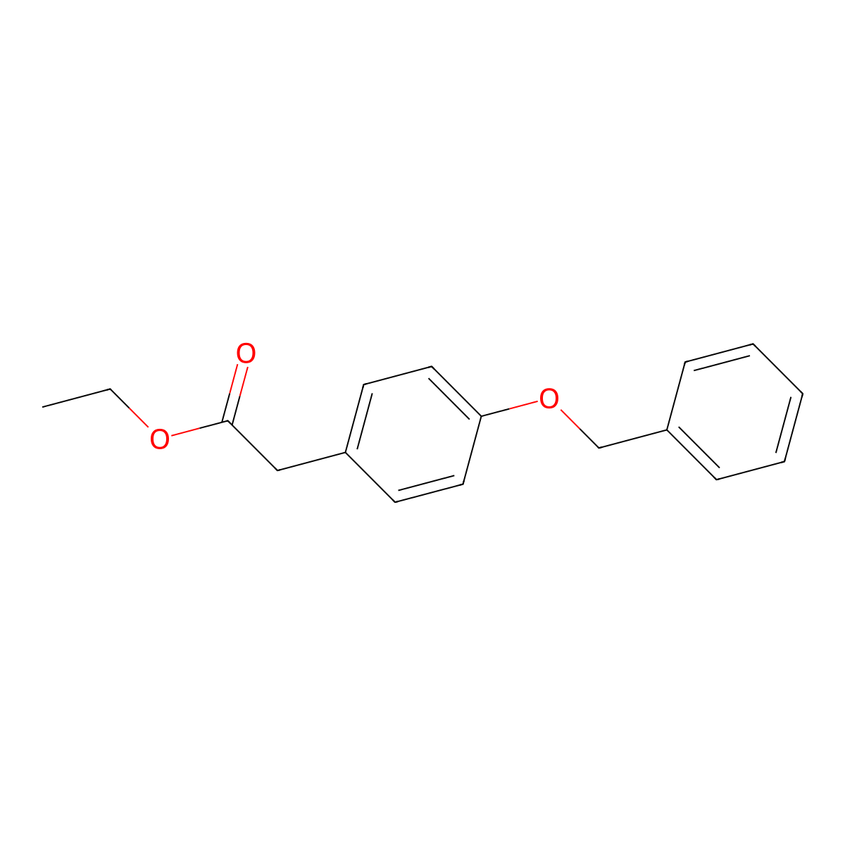 4-Benzyloxyphenylacetic acid ethyl ester molecular structure, CAS 56441-69-1