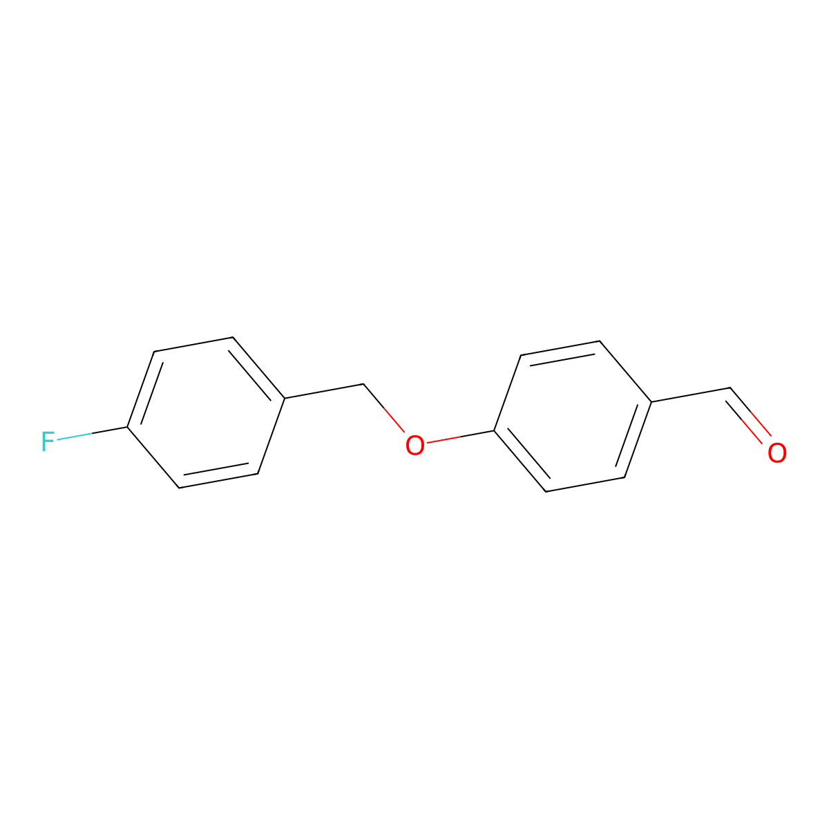 4-[(4-Fluorophenyl)methoxy]benzaldehyde molecular structure, CAS 56442-17-2
