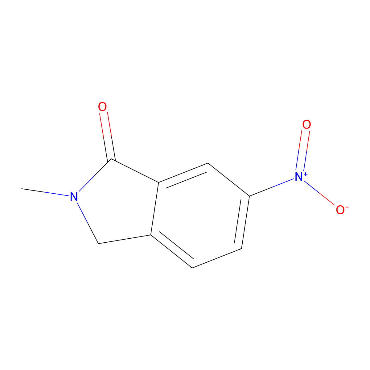 2-Methyl-6-nitro-isoindolin-1-one molecular structure, CAS 564467-91-0