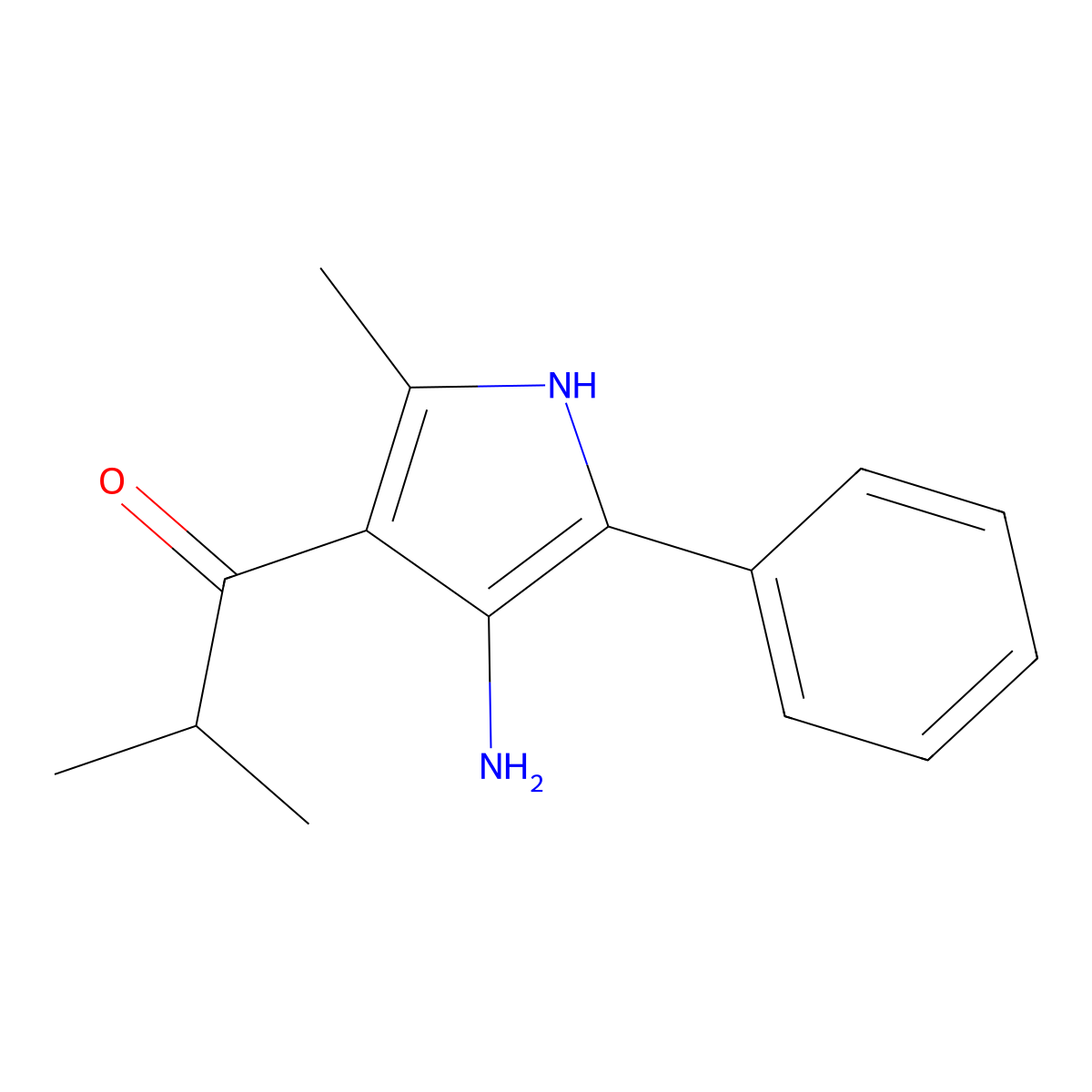 Isoprazone molecular structure, CAS 56463-68-4