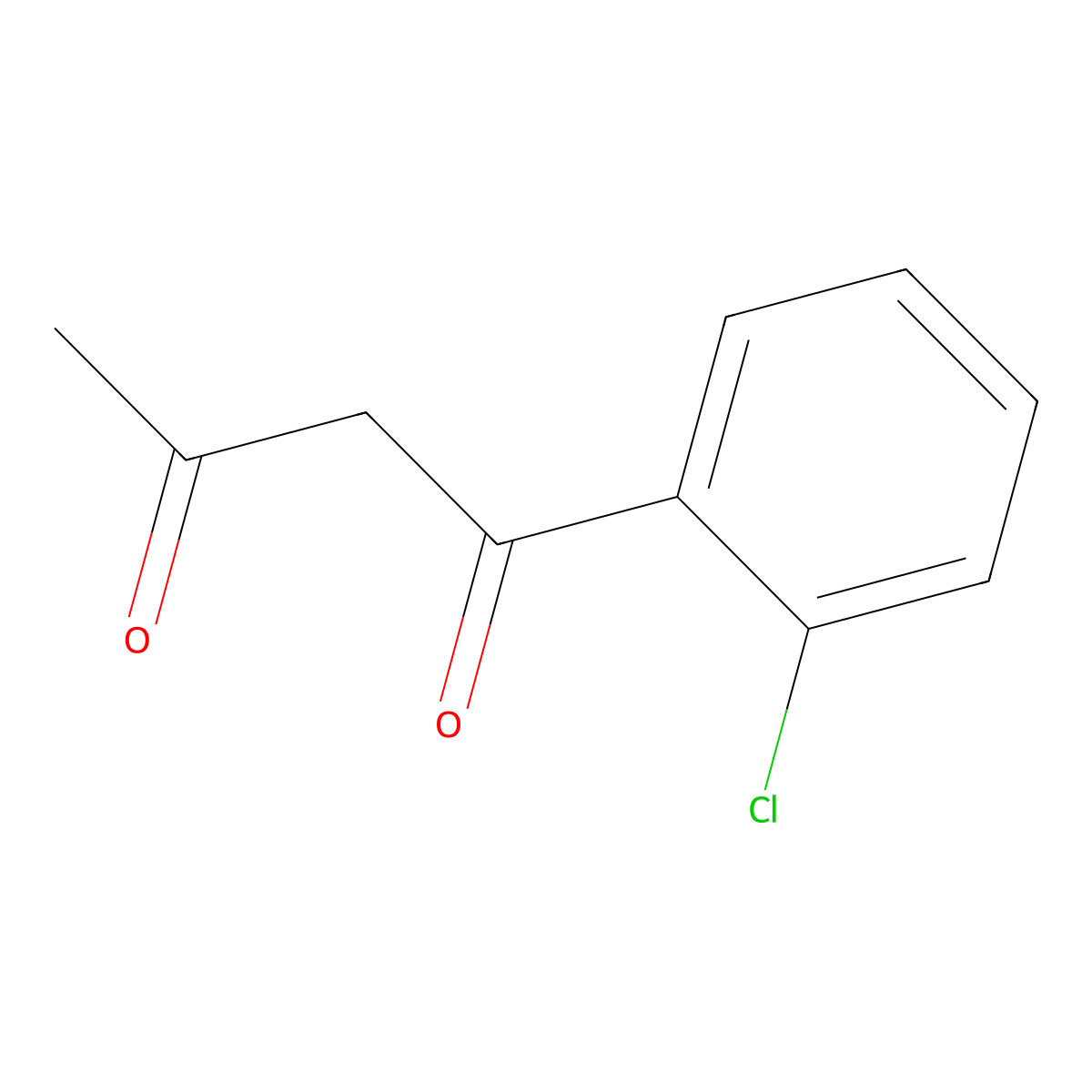 1-(2-Chlorophenyl)butane-1,3-dione molecular structure, CAS 56464-74-5