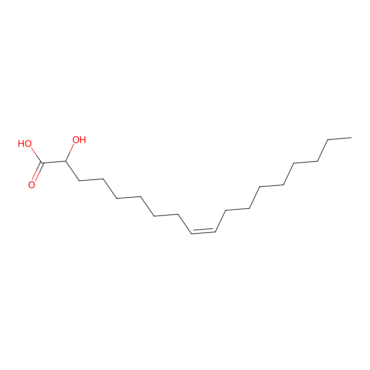 Idroxioleic Acid molecular structure, CAS 56472-29-8