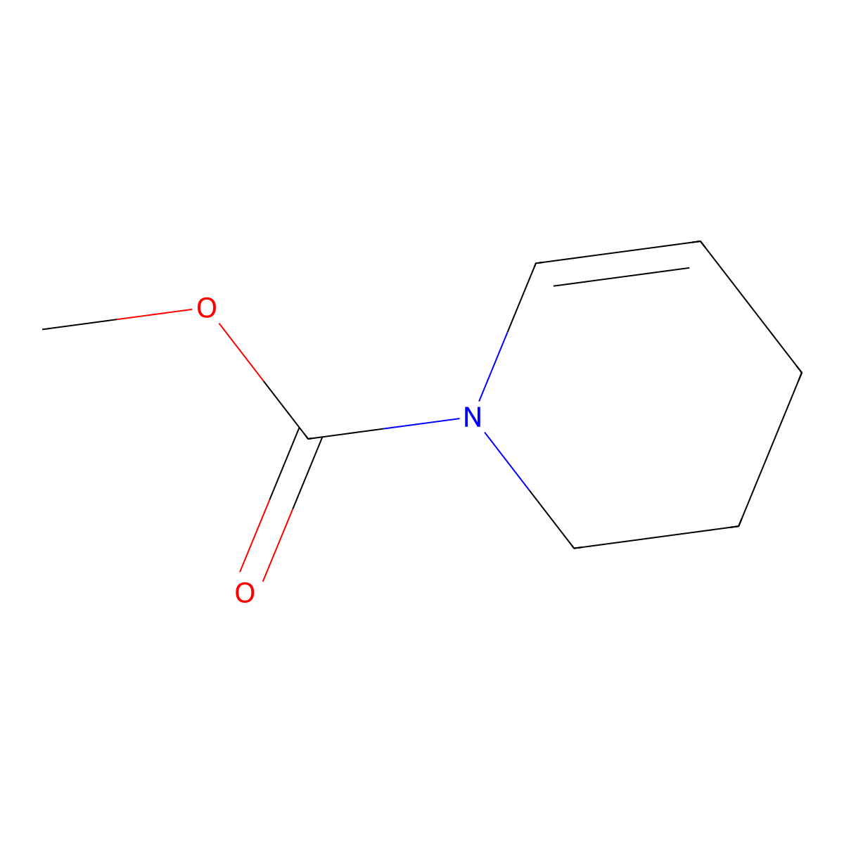 Methyl 1,2,3,4-tetrahydropyridine-1-carboxylate molecular structure, CAS 56475-87-7