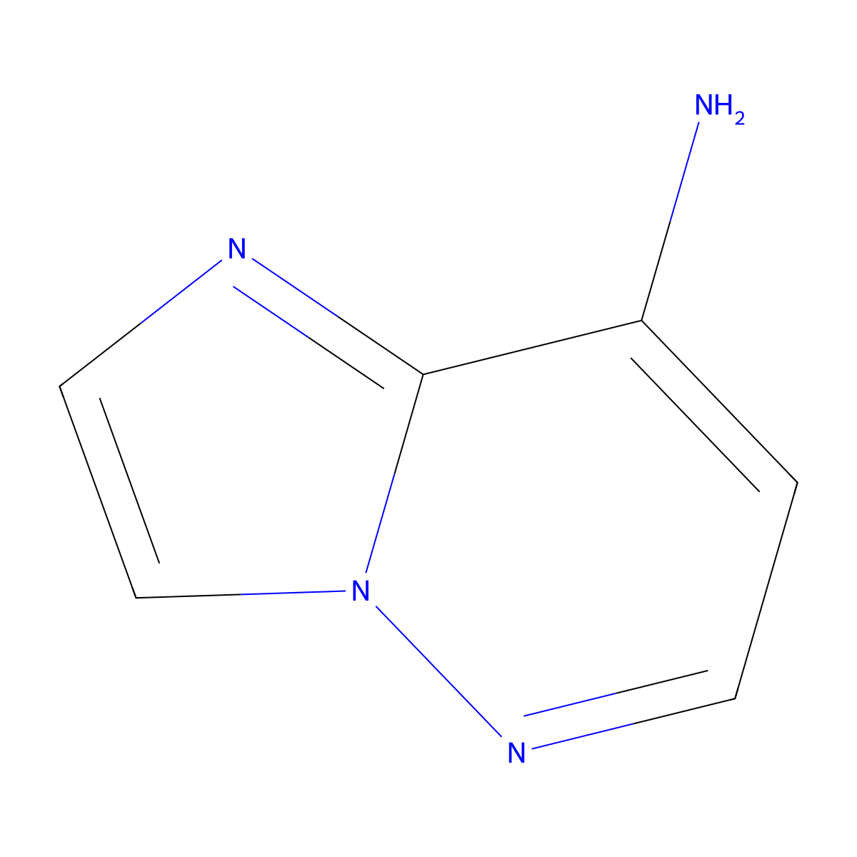 Imidazo[1,2-B]pyridazin-8-amine molecular structure, CAS 56477-92-0
