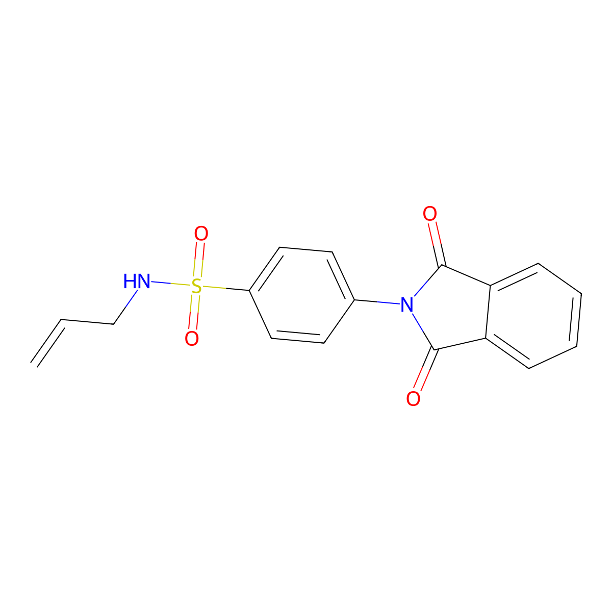 4-(1,3-Dioxo-1,3-dihydro-2H-isoindol-2-yl)-N-(prop-2-en-1-yl)benzene-1-sulfonamide molecular structure, CAS 5648-44-2