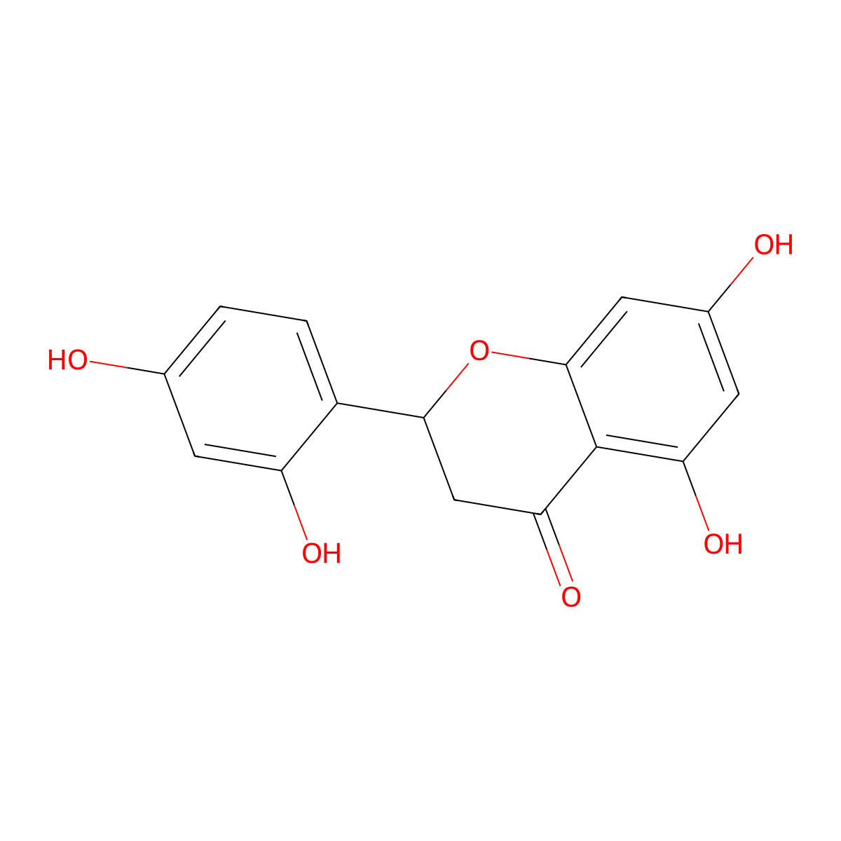 Steppogenin molecular structure, CAS 56486-94-3