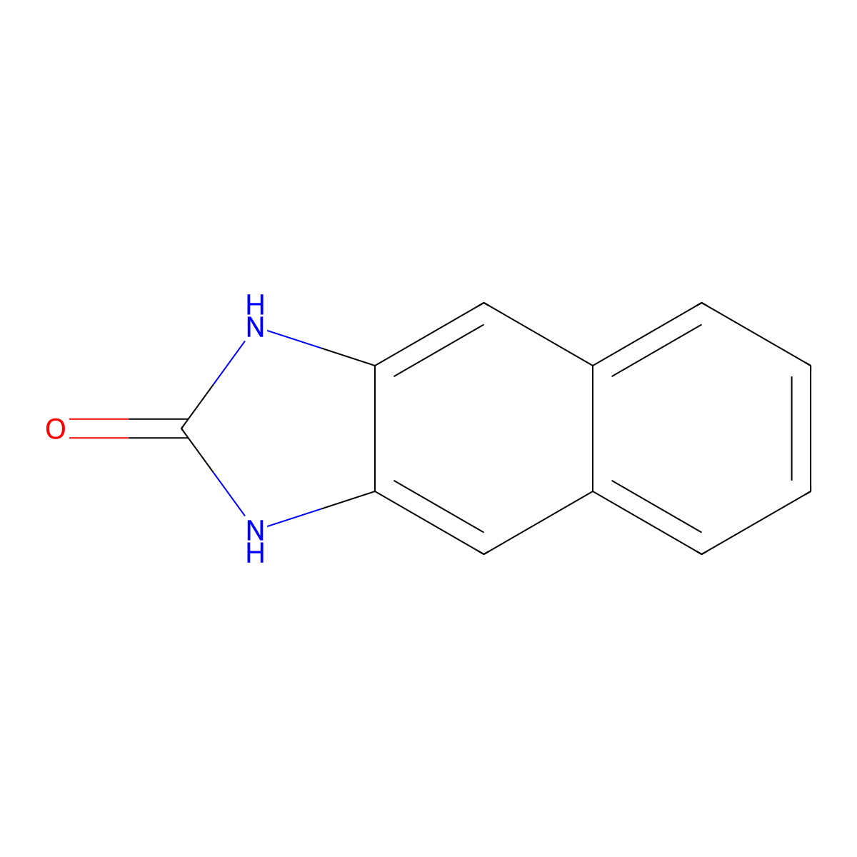 1H-Naphtho[2,3-d]imidazol-2(3H)-one molecular structure, CAS 5649-76-3
