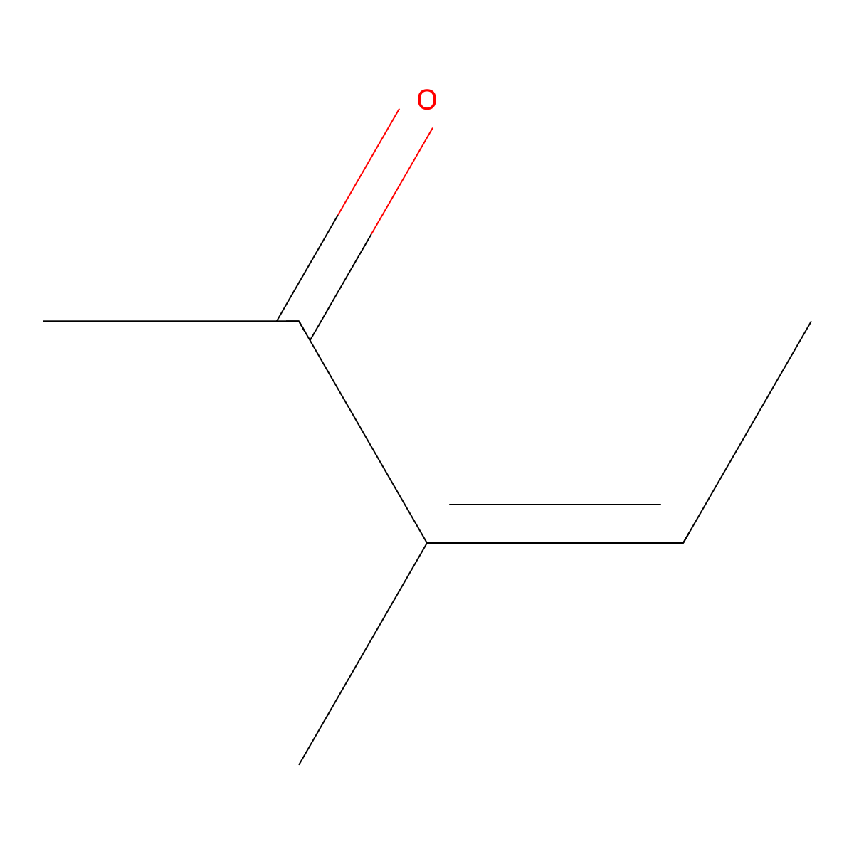 3-Methyl-3-penten-2-one molecular structure, CAS 565-62-8