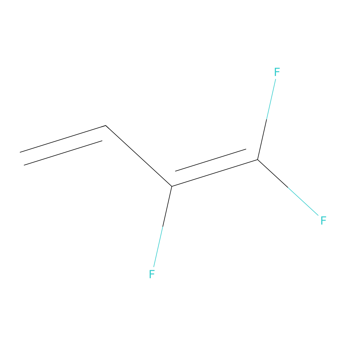 Alkenes, C4-20 alpha-, gamma-omega-perfluoro molecular structure, CAS 565-65-1