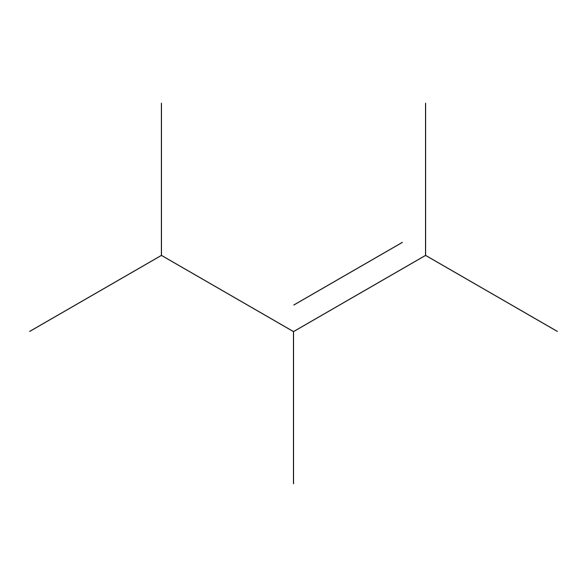 2,3,4-Trimethylpent-2-ene molecular structure, CAS 565-77-5