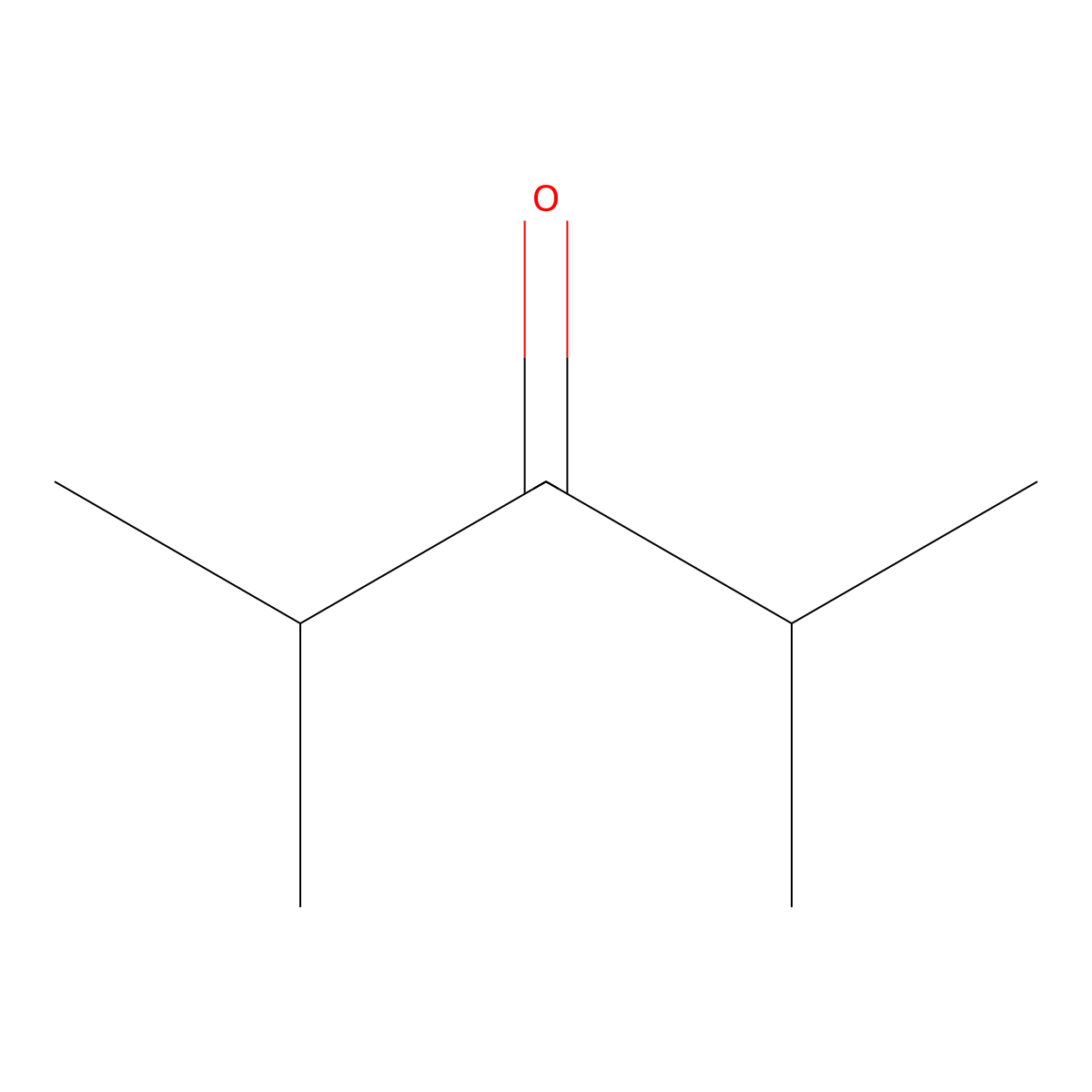 2,4-Dimethyl-3-pentanone molecular structure, CAS 565-80-0