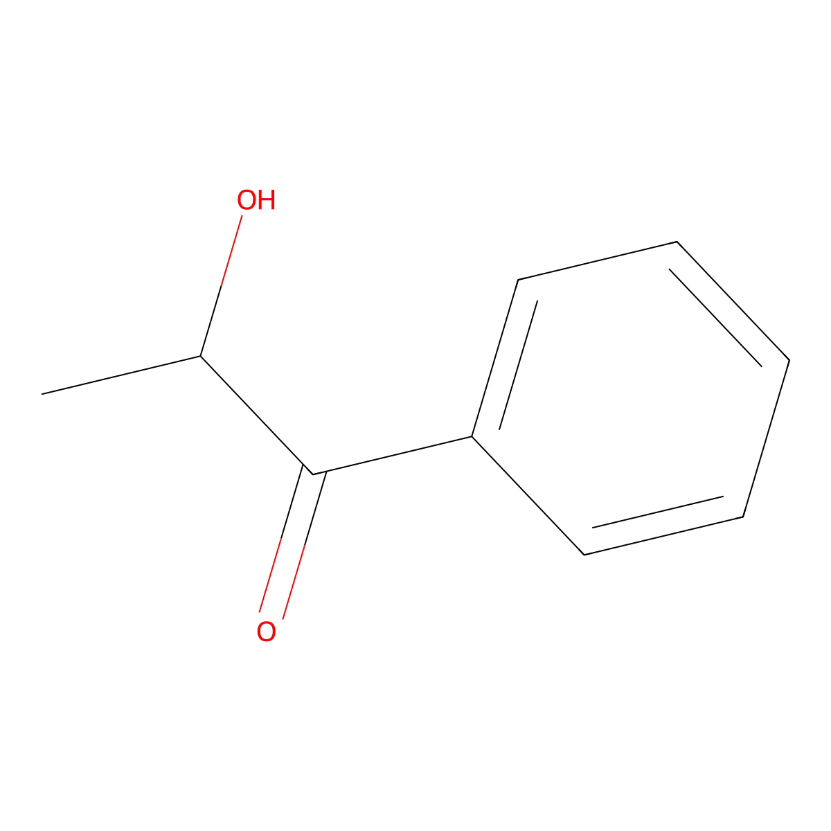 2-Hydroxy-1-phenyl-1-propanone molecular structure, CAS 5650-40-8