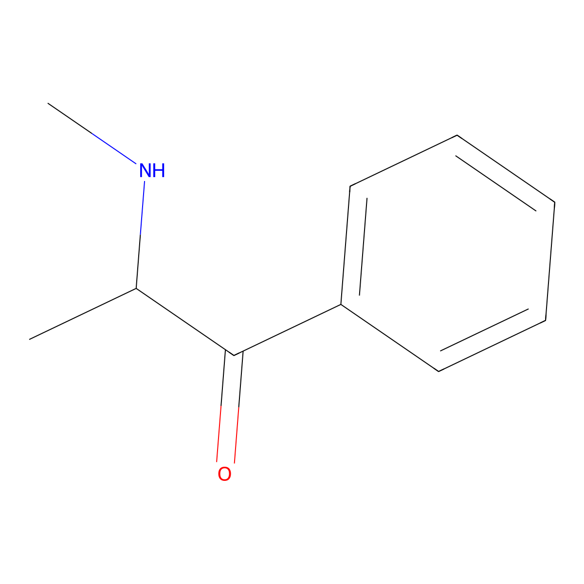 Monomethylpropion molecular structure, CAS 5650-44-2