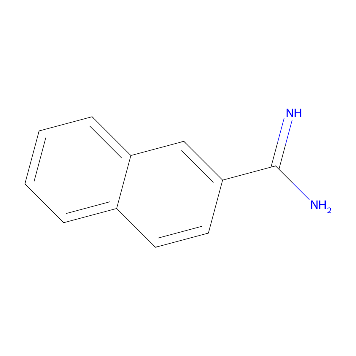 beta-Naphthamidine molecular structure, CAS 5651-14-9