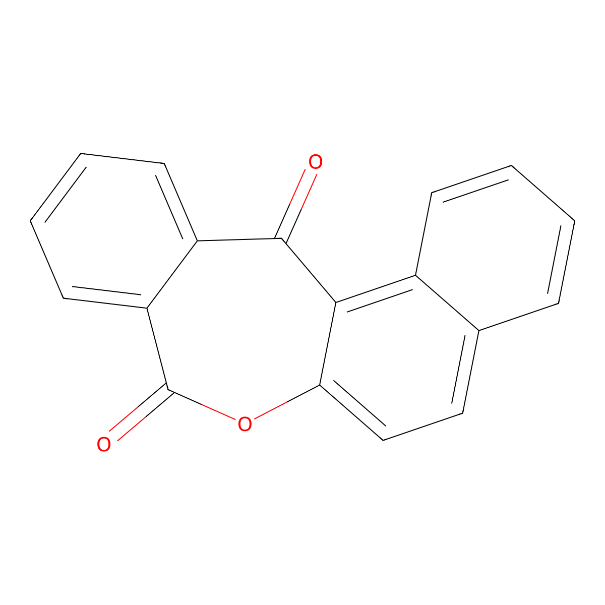 Naphtho[2,1-c][2]benzoxepine-8,13-dione molecular structure, CAS 5651-57-0