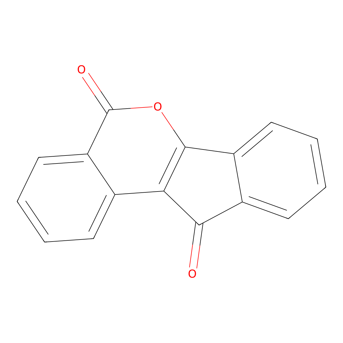 Indeno(1,2-c)isochromene-5,11-dione molecular structure, CAS 5651-60-5