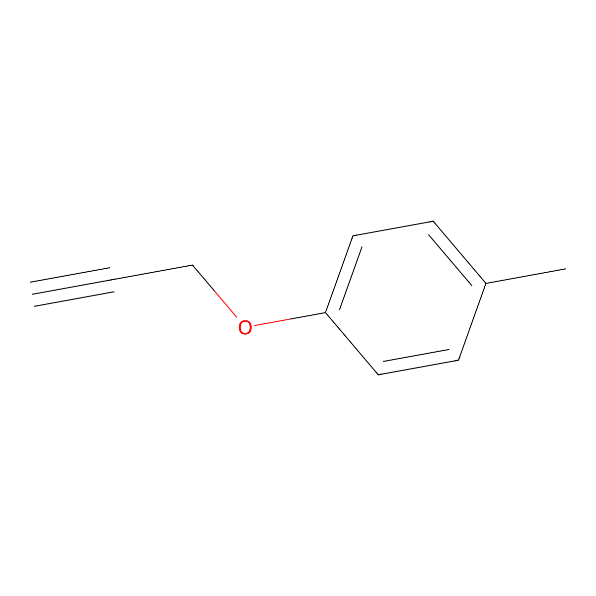 1-Methyl-4-(prop-2-yn-1-yloxy)benzene molecular structure, CAS 5651-90-1