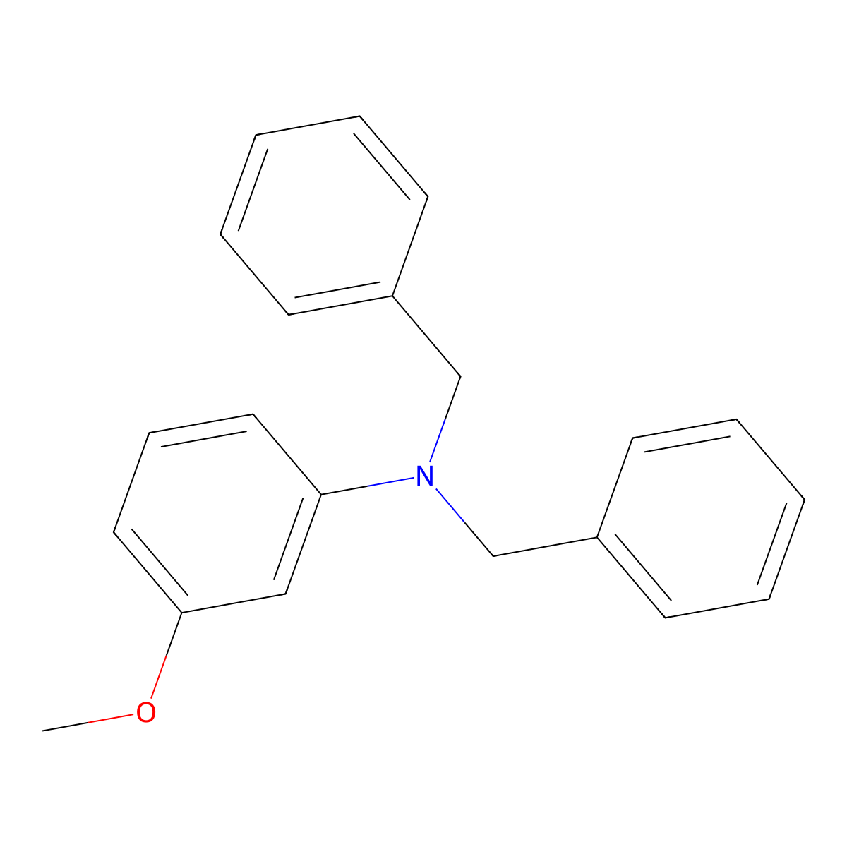N,N-Dibenzyl-3-methoxy-aniline molecular structure, CAS 56511-50-3