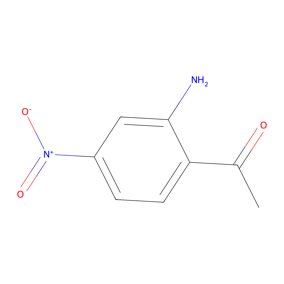 2'-Amino-4'-nitroacetophenone hydrochloride molecular structure, CAS 56515-58-3