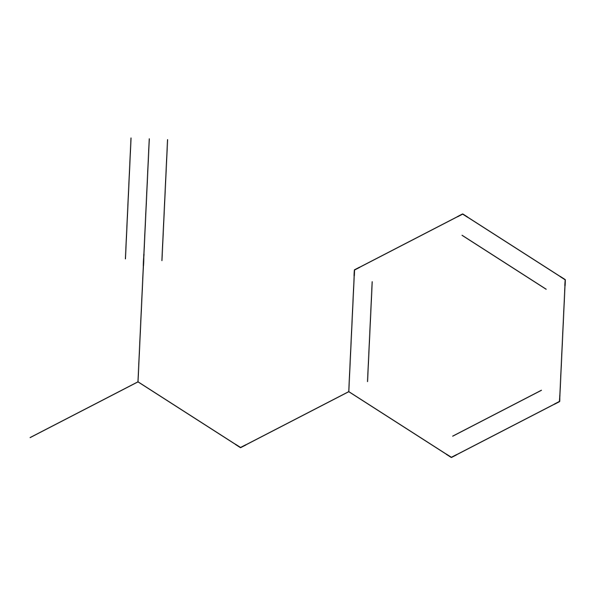 (2-Methylbut-3-yn-1-yl)benzene molecular structure, CAS 56517-78-3