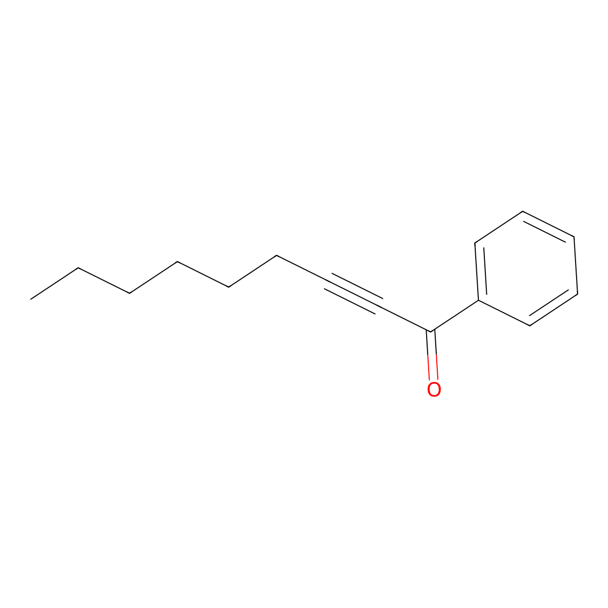 1-Phenylnon-2-yn-1-one molecular structure, CAS 56517-81-8