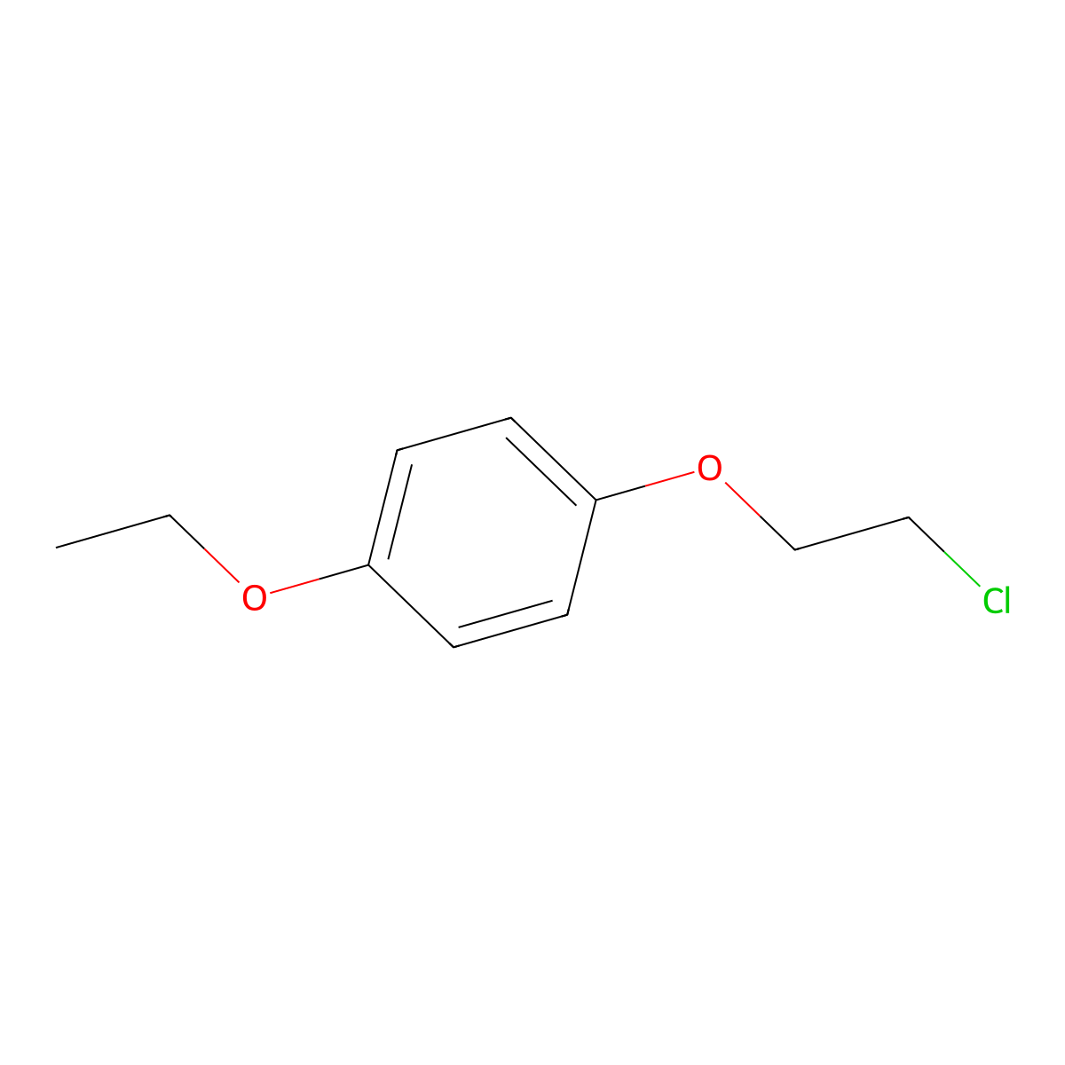 1-(2-Chloroethoxy)-4-ethoxybenzene molecular structure, CAS 565171-57-5