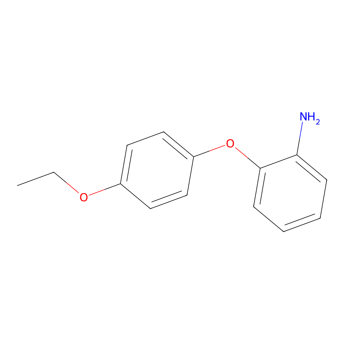 2-(4-Ethoxyphenoxy)aniline molecular structure, CAS 565198-69-8