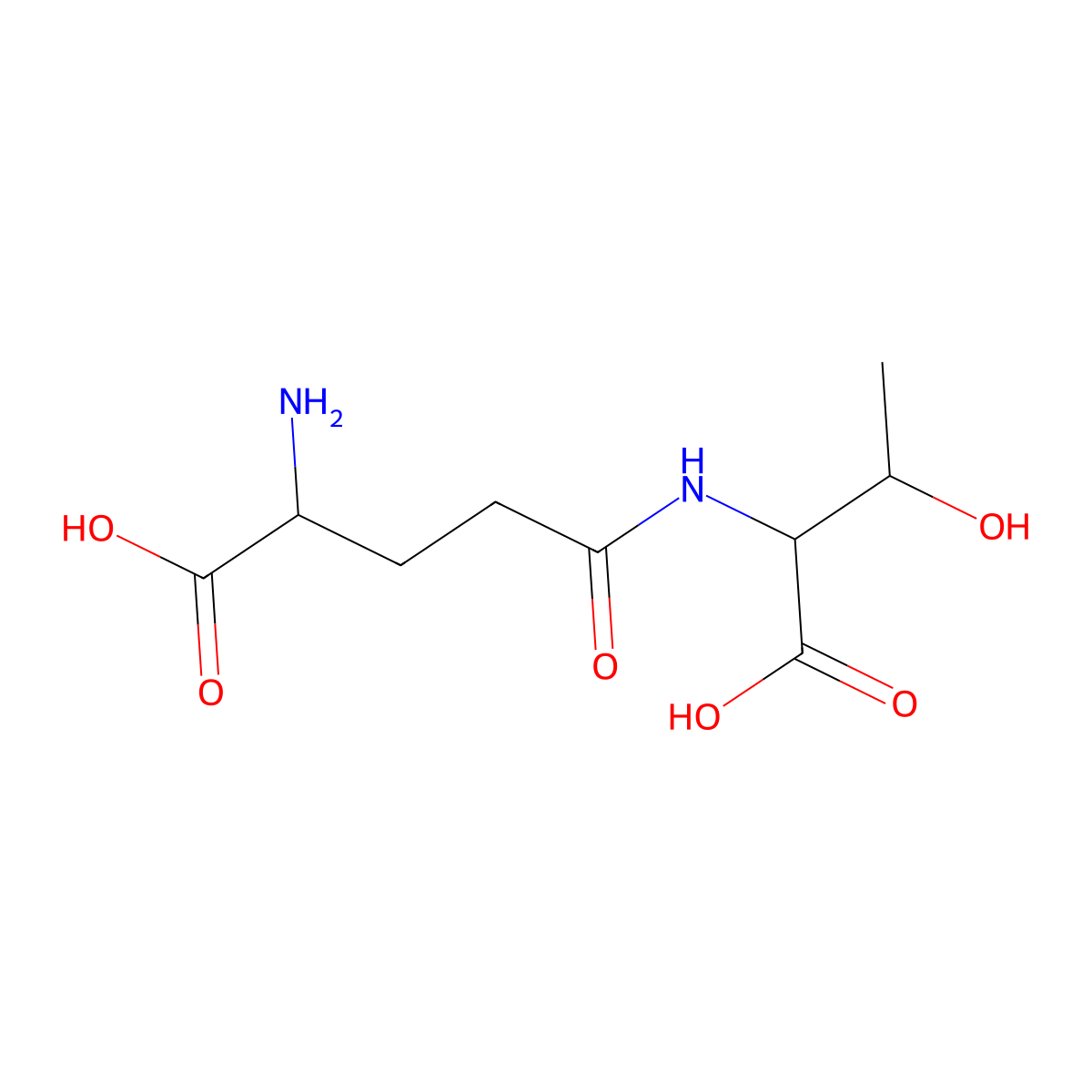 gamma-Glutamylthreonine molecular structure, CAS 5652-48-2