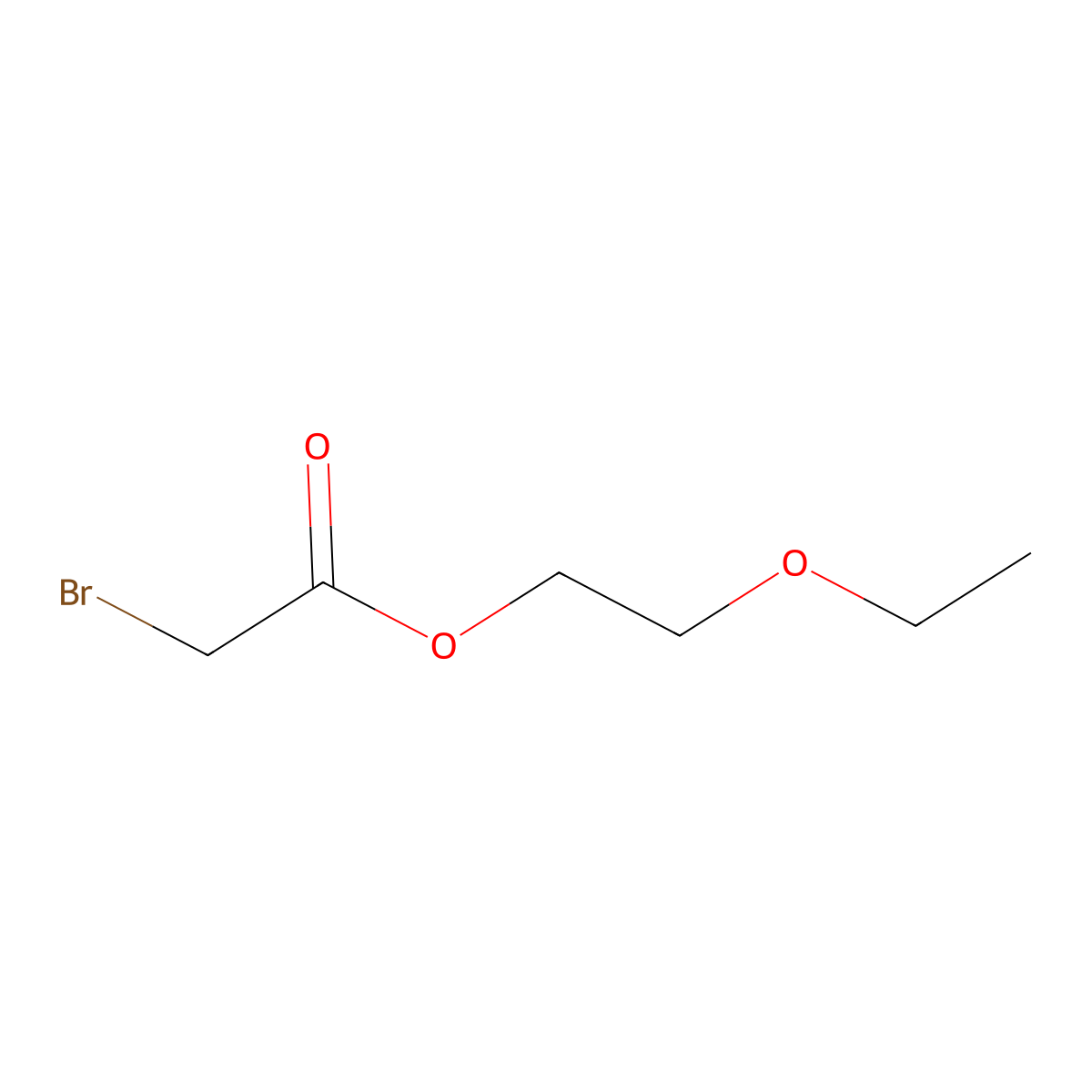 2-Ethoxyethyl bromoacetate molecular structure, CAS 56521-73-4