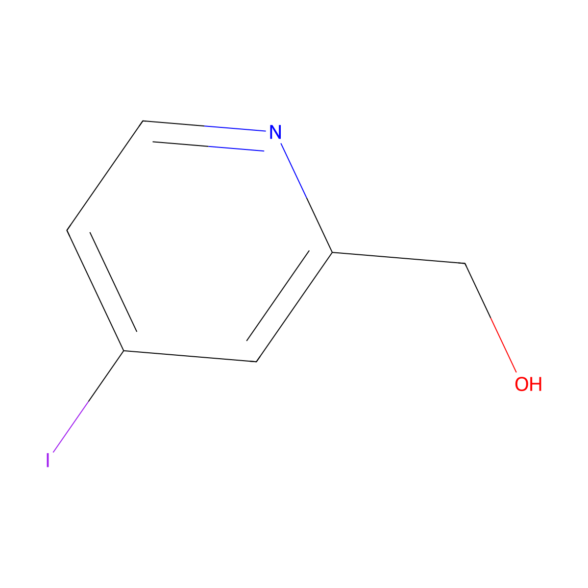 (4-Iodopyridin-2-yl)methanol molecular structure, CAS 565237-06-1